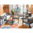 Arlethe Wood 4 - Person Patio Conversation Set with Cushions-2108375898