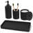 Black Bathroom Accessories Set 4 Pcs-1955254499