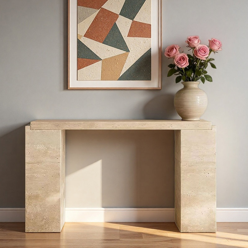 Console Wabi-Sabi, H 33,5 po x l 47,2 po x P 13,8 po