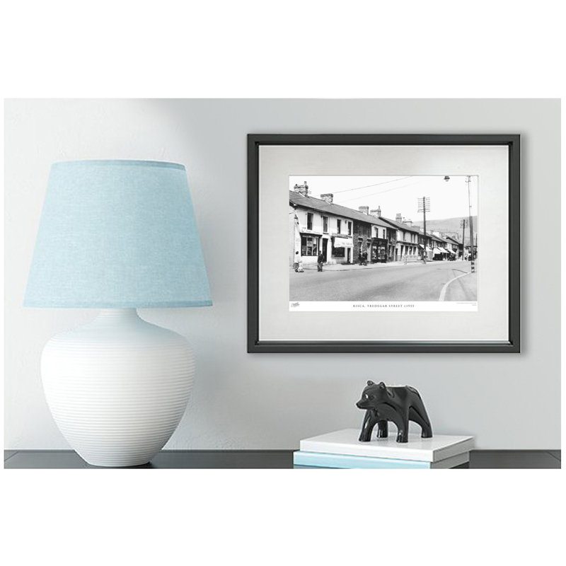 Risca, Tredegar Street C1955 - Single Picture Frame Print, 28cm H x 36cm W x 2.3cm D