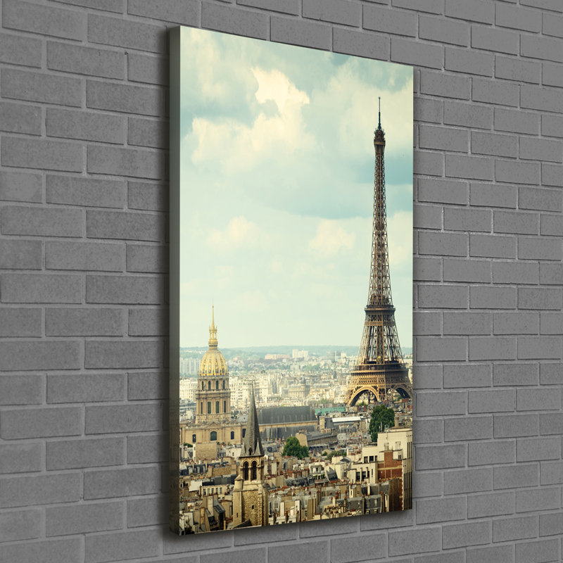 Eiffel Tower Paris - Wrapped Canvas Print