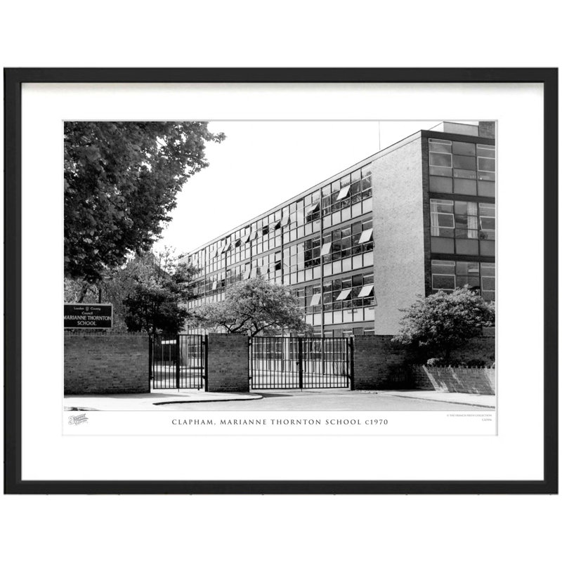 Clapham, Marianne Thornton School C1970 by Francis Frith - Single Picture Frame Print, 28cm H x 36cm W x 2.3cm D