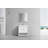 31.88'' Single Bathroom Vanity with Acrylic Top-84921285