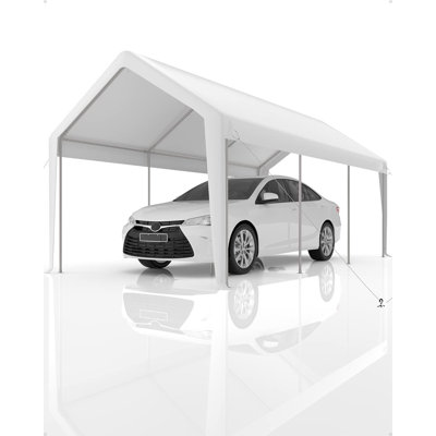 Heavy Duty Carport Replacement Canopy Cover – Heavy Duty 220G Waterproof & UV-Resistant PE Fabric Replacement Canopy, Top Cover Only (Frame Not Included)