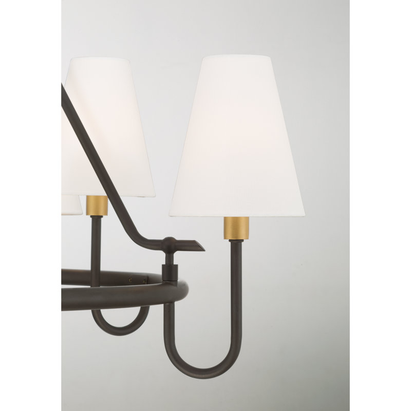 Luminaire suspendu 8 lumières Bellforge