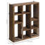 9 Piece Pine Solid Wood Floating Shelf-75973912