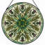 Panneau de vitrail floral Mandala-2062944721