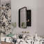 Armoire à pharmacie encastrée en métal noir 16 x 24 po avec miroir et tablettes réglables Miroir mural noir avec rangement pour salle de bain-1486239728-1486239732