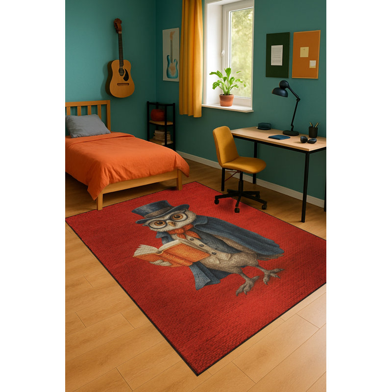 Tapis tissé à la main Mosso, 2' x 2'11"
