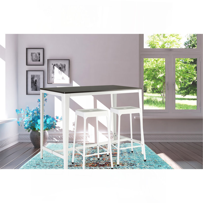 3 Pieces Monoco Farmhouse Counter Bistro