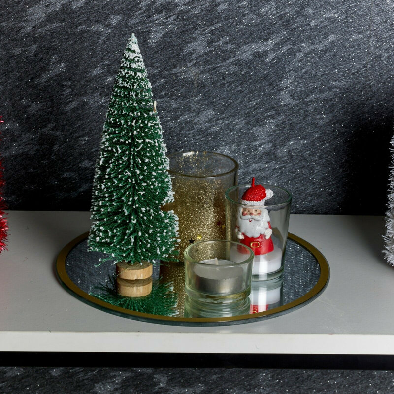 5 Piece Glass Tabletop Tealight Holder Set