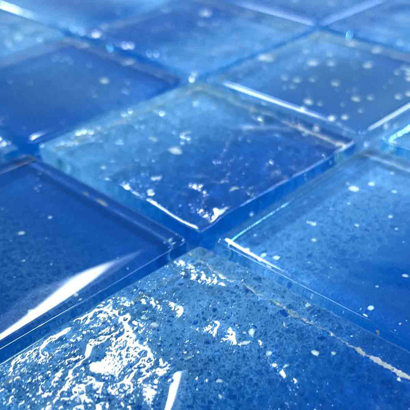 Carrelage mosaïque en verre 12 po x 12 po Starlight, Océan