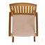 Chaise berçante d'extérieur en bois d'acacia