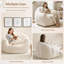 Fauteuil à billes surdimensionné, chaise longue moelleuse en fausse fourrure-1363845822