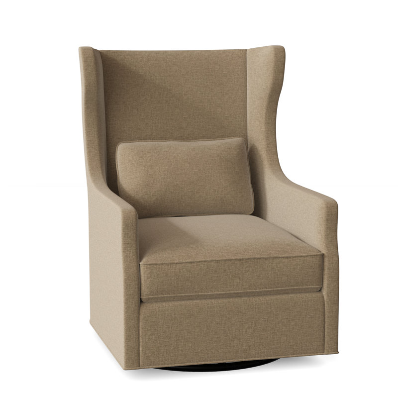 Fauteuil à oreilles pivotant l 32 po Taylor, Paille 3162