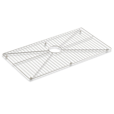 Vault Stainless Steel Sink Rack, 32" x 16-11/16" for 36" Single-Bowl Apron-Front Sink
