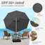 Parasol en porte-à-faux 137,8 po Jiaxian-628892684