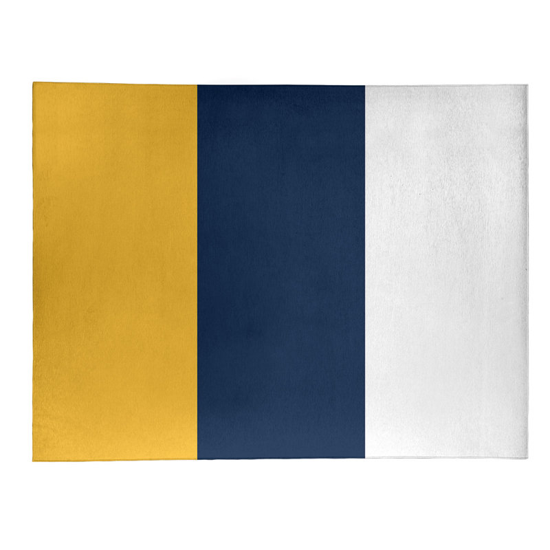 Tapis dorée rayures or national hockey, Rectangle 9 pi x 12 pi