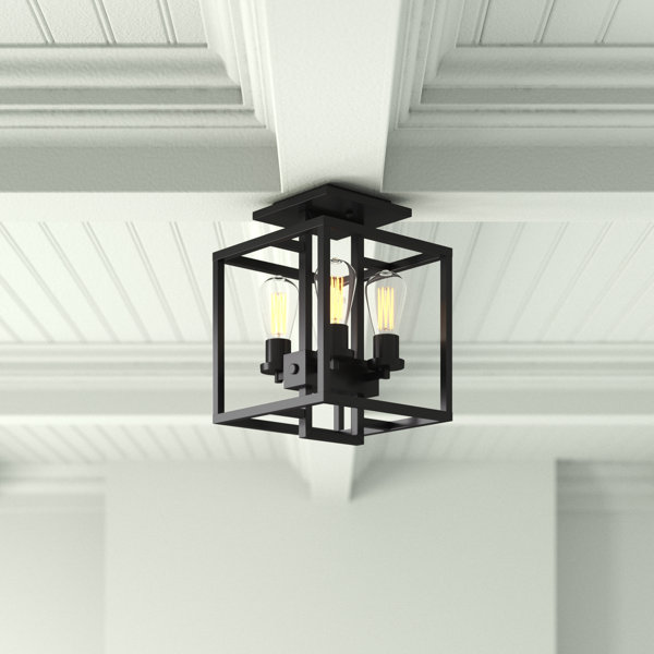 Laurel Foundry Modern Farmhouse Plafonnier encastré en métal Arria et ...