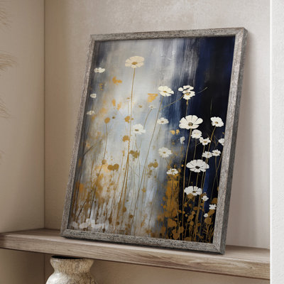Reproduction encadrée FLORAL Series CECXCVII - bois massif