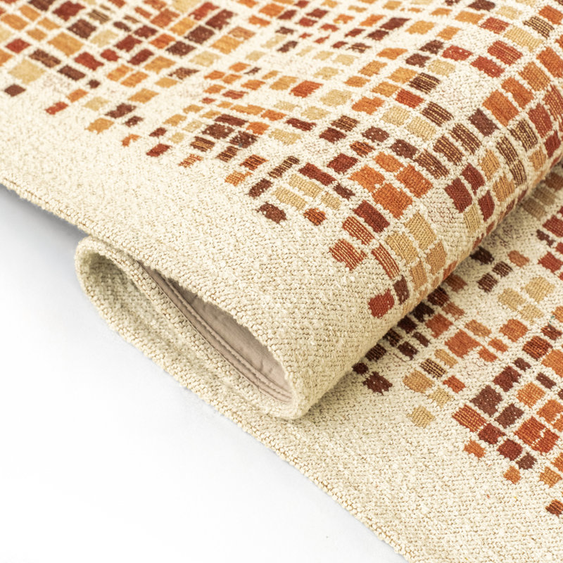 Gallery Cubik Pumpkin Recycled P.E.T Area Rug, Rectangle 200 x 280 cm