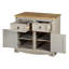 Wamego 87cm Solid Wood Sideboard