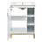 18 " W Freestanding Standard Free Standing 1 Single Vanity Bathroom Vanity With Ceramic Top