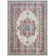 Tapis en laine grenat/crème Southwick