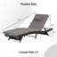Outdoor Wicker Long Reclining Chair Set of 2-674678266