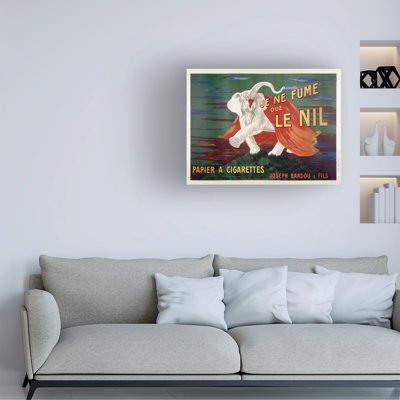 Marcus Jules Je Ne Fume Canvas Art