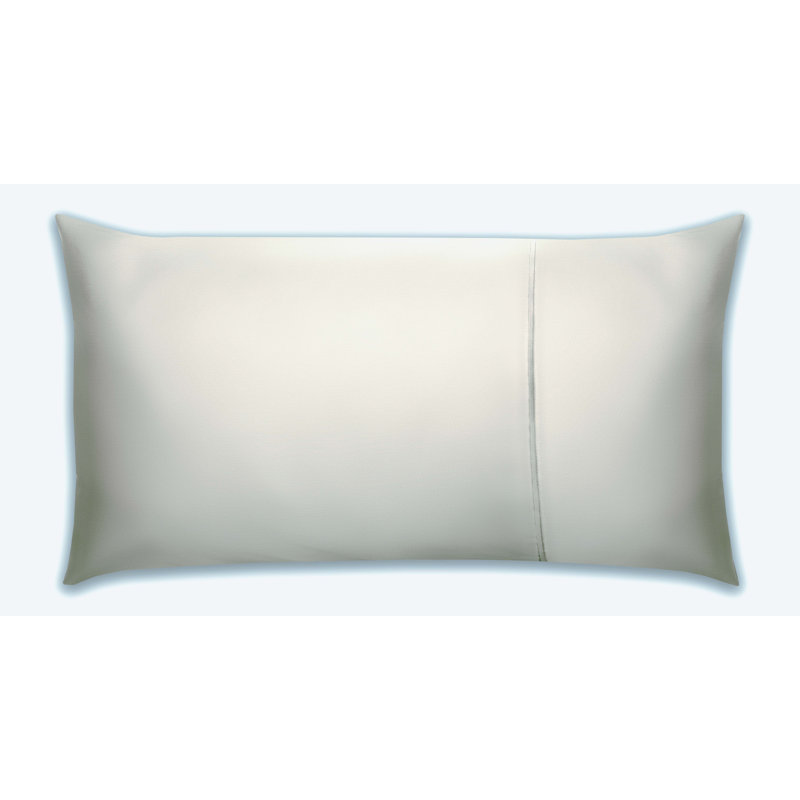 Pima Range 450 Thread Count Plain 100% Cotton Pillowcase, Platinum