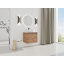 Meuble-lavabo mural avec lavabo d'art en céramique-910735431