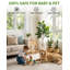 Plantes artificielles 4FT-6FT avec plus de feuilles pour le bureau personnel-1959597501