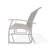 Belle Isle Sling Aluminum Frame 2-Seat Glider with Marine Grade Polymer Arm Accent-98358489-98714435