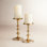 2-Piece Aluminum Candlestick Set