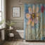 Distressed Daisies - 1 Piece Standard Shower Curtain-913862591