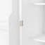 Armoire de rangement pour salle de bain avec portes et tiroir, plusieurs espaces de rangement, tablette réglable-1648461324