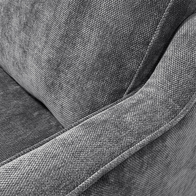 Chaise d'appoint confortable et de soutien avec coussin rembourré épais, idéale pour la détente et les intérieurs modernes