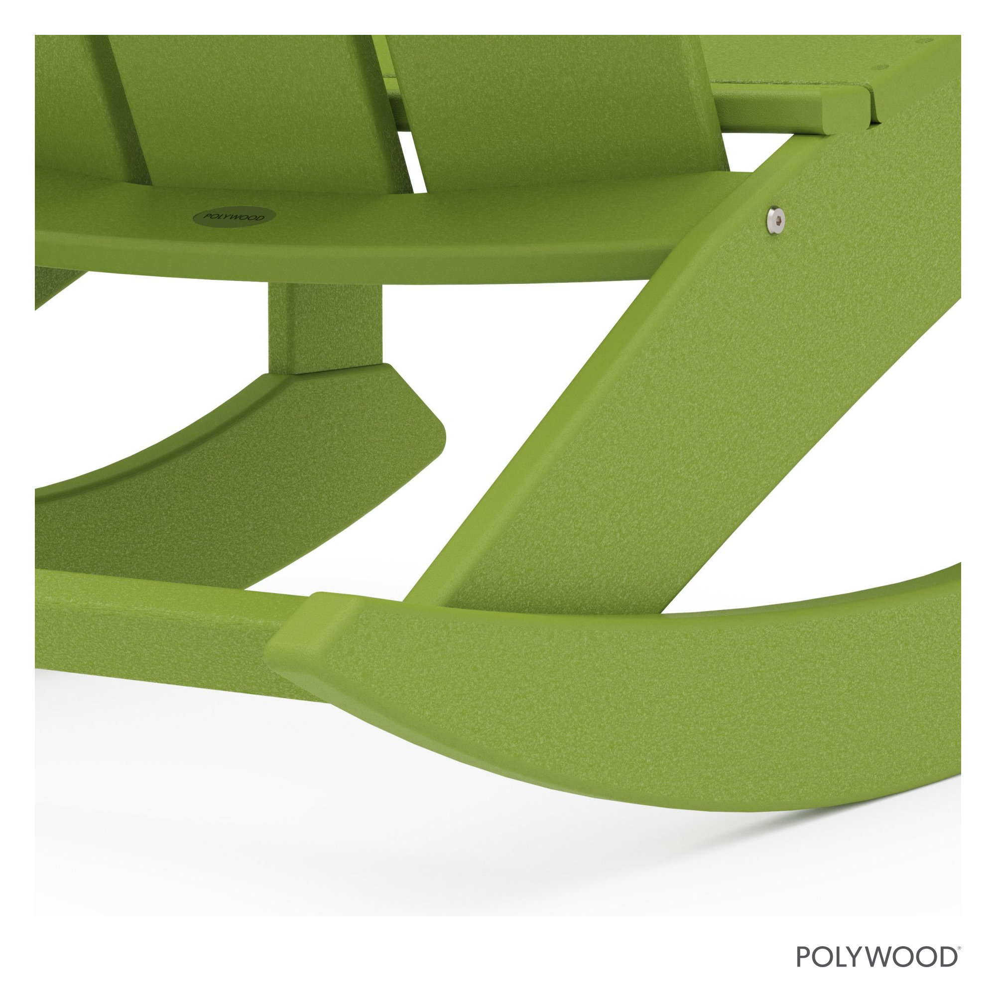 Modern Adirondack Rocker, Lime