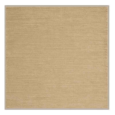 Machine Washable Solid Beige Area Rug