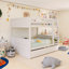 Lit superposé double avec lit gigogne simple-883711329