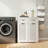 Laundry Cabinet With 2 Removable Baskets And 2 Drawers, Perfect For Organized And Efficient Laundry Storage.