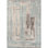 Hand Knotted Abstract Area Rug in Blue/Charcoal/Beige