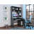 Compu 180 Hutch Desk, Multiple Shelves, Retractable Keyboard Tray, Cpu Door Panel, One Drawer-1676900740