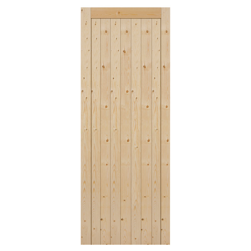 Westby Framed Ledged and Braced Unfinished External Door, 1981mm H x 838mm W x 44mm D