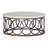 Copeland Aluminum 36" Coffee Table TravertIne-29589369-27905226