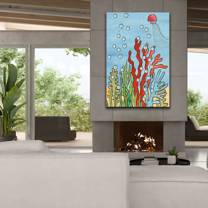  «Cute Sea Creatures Collection B» par Alicia Longley, art mural sur toile, 40 po x 60 po, H 60 po x l 40 po