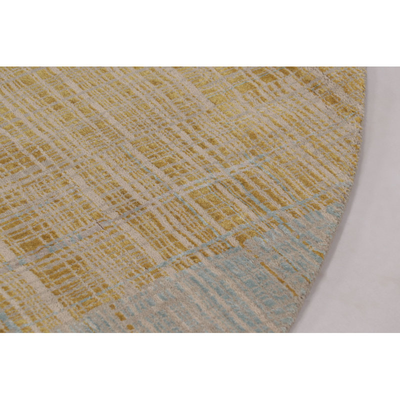 Modern Hand Knotted Abstract Area Rug