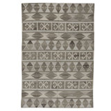 Flatweave Wool Geometric Area Rug