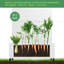 Lit de jardin en métal avec treillis et roues-612966970-612966971